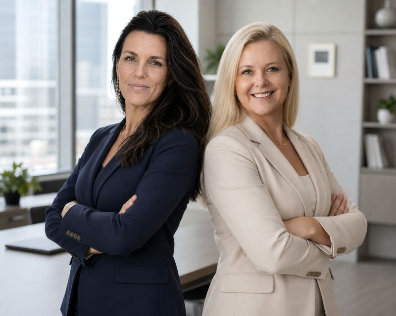 Foundgentic founders Laura and Kristin
